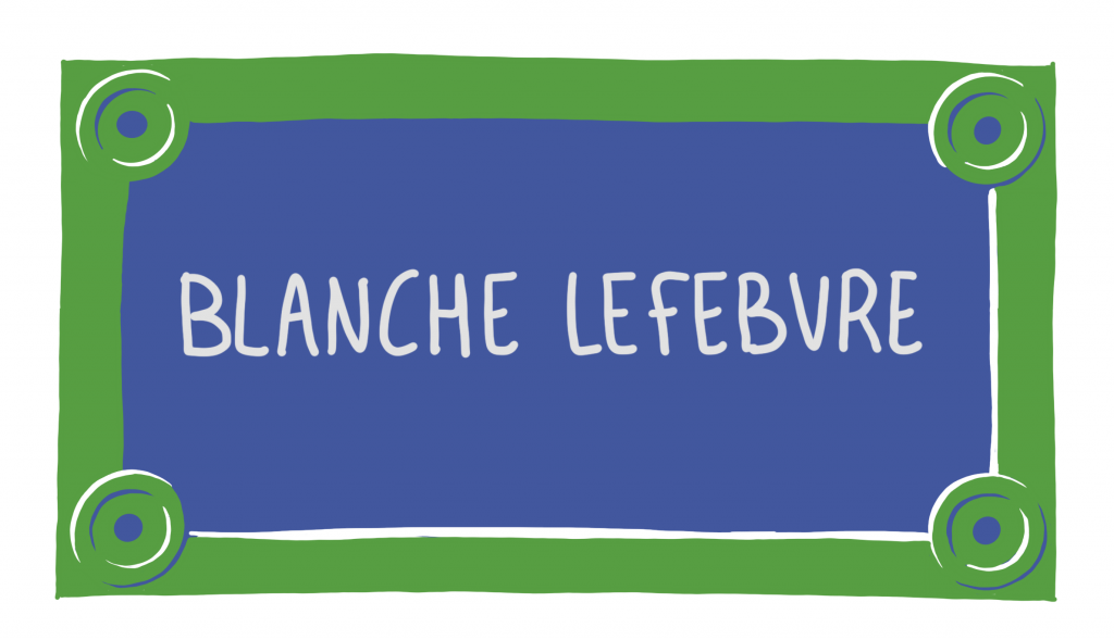 Blanche Lefebvre, une femme du patrimoine dans l'espace publique